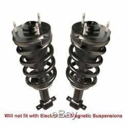 2 Front Complete Suspension Struts With Springs + 2 Rear Shock Absorbers
