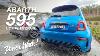 2021 Abarth 595 Competizione Blue Rally Matt Color 180 HP Record Monza Exhaust Power Wash