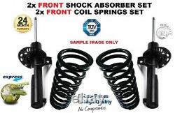 2x FRONT Shock Absorbers + Coil Springs for SKODA YETI 1.2 TSI 2009-2015