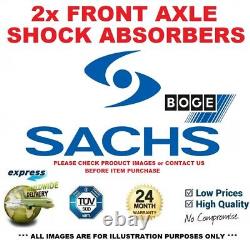 2x SACHS BOGE Front SHOCK ABSORBERS for FIAT DUCATO Box 130 Multijet 2.3D 2007