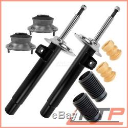 2x Shock Absorber Gas+top Strut Mounting+dust Cover Front Bmw 3 Series E46