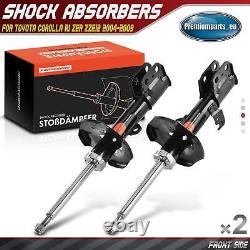 2x Shock Absorbers Front for Toyota Corolla R1 ZER ZZE12 2004-2009 4852009821