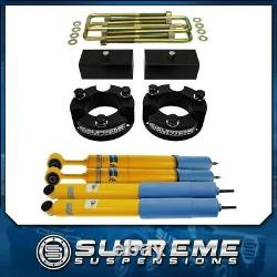 3 Front 2 Rear Lift Kit For 2005-2019 2WD Toyota Tacoma + Bilstein 4600 Set