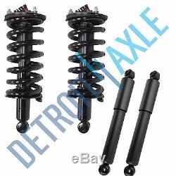 (4pc) Front Strut Coil Spring and Rear Shocks for 2005-2015 Nissan Armada