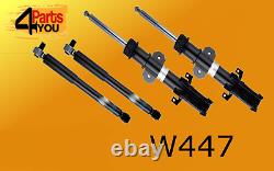 4x HQ Front Rear Shock Absorbers DAMPERS MERCEDES VITO W447 2014- V-CLASS