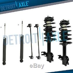 6pc Front Complete Struts Rear Shocks Sway Bar Links for 2007-2012 Toyota Yaris