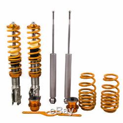 Adjustable Coilover Suspension Spring kit for VW LUPO + SEAT AROSA 19982005