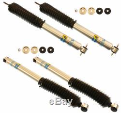 Bilstein 5100 Series Front+Rear Shocks For 99-04 Grand Cherokee 4WD with3-4 Lift