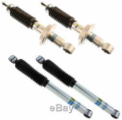 Bilstein B8 5100 Front &Rear Shocks for 04-15 Nissan Titan 2WD with0-2 Front Lift