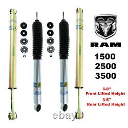 Bilstein B8 5100 Shock Absorbers Front & Rear Fits 2010-2013 RAM 1500/2500/3500