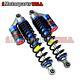 Blue Gas Air Front Shock Absorbers Set For Yamaha Banshee Yfz350 Atv Suspension