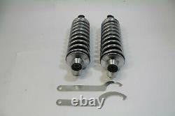COILOVER SHOCK ABSORBERS 250Lbs CHROME SPRING PR