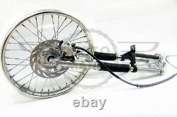 Customized Tracker Front Suspension Fork Kit Wheel Honda Cub C50 70 C90 1.85x17