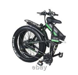 Electric Mountain bike 1000W 48v Folding Ebike Cruiser double shock absorbers