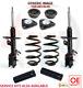 FOR FORD FOCUS MK2 TDCI 2 x FRONT SHOCK ABSORBERS STRUT TOPS & COIL SPRINGS