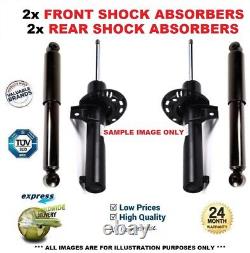 FRONT + REAR SHOCK ABSORBERS SET for PEUGEOT BOXER Box 2.8 HDi 2004-on