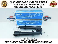 Fits Nissan Figaro Front Kyb Left & Right Oil Shock Absorbers / Dampers