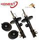 For FIAT 500 2008-2015 FRONT TOP STRUT MOUNTINGS KIT & SHOCK ABSORBERS PAIR