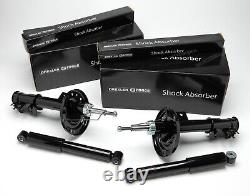 For Fiat 500 2008-2015 Front, Rear Shock Absorbers 2 Pairs Left. Right Shockers