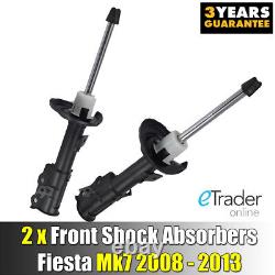 For Ford Fiesta Mk7 08-13 Front Shock Absorbers PAIR Shocks LH RH Absorber x 2