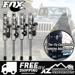 Fox 2.0 Performance Series iQS Shocks 2.5-4 Lift For 07-18 Jeep Wrangler JK