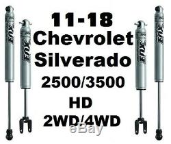 Fox 2.0 Series Perform Front +Rear Shocks 0-1 For Silverado 2500/3500 HD 2/4WD