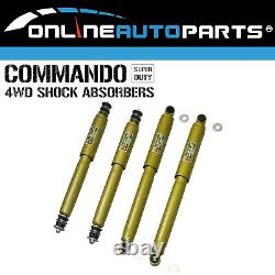 Front & Rear Commando Gas Shock Absorbers fit Nissan Patrol GQ Y60 GU Y61 Wagon