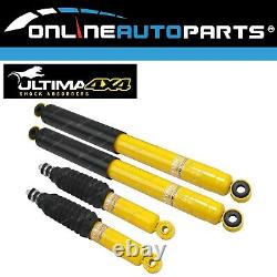 Front + Rear Extended Travel Shock Absorbers Hilux RZN169 VZN167 1997-2005 4x4