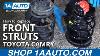 How To Replace Front Struts 97 01 Toyota Camry