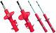 Koni Special-Active Shock Absorber Set Front+Rear for Porsche Boxster 986