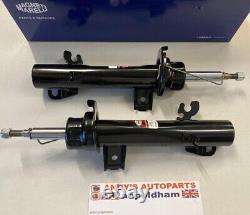 MINI R55 R56 R57 ONE COOPER JCW 2006-14 2x NEW MARELLI FRONT GAS SHOCK ABSORBERS