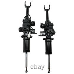 Pair Front Hydraulic Shock Absorbers withEDC Fit BMW F01 F02 730 740i 750i 2WD 07