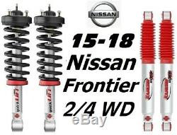 Rancho Front Quicklift Struts&RS9000XL Rear Shocks For 05-18 Nissan Frontier 4WD