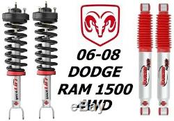 Rancho Front Quicklift Struts &RS9000XL Rear Shocks For 06-08 Dodge Ram 1500 4WD