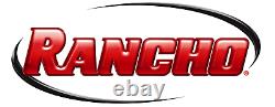 Rancho Front & Rear RS5000X Gas Shock Absorbers for Silverado/Sierra 2500/3500