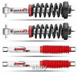 Rancho Quicklift Front Leveling Struts + Rear Shocks For 2015-2018 Ford F150 4WD
