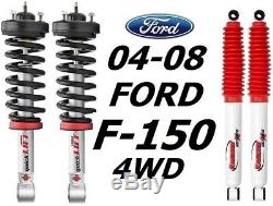 Rancho Quicklift Struts 2.5 Lift+RS5000 Rear Shocks For 04-08 Ford F-150 4WD