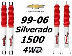 Rancho RS5000X Series Front + Rear Shocks For 99-06 Chevrolet Silverado 1500 4WD