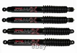 Skyjacker Set of 4 Front/Rear Black Max Shock Absorbers for Ford F-250/F-350