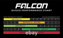 TeraFlex Falcon 3.3 Front & Rear Shocks For 3-4.5 Lift 07-18 Jeep JKU 4 Door
