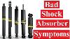 Top 12 Symptoms Of Bad Shock Absorbers