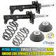 Vauxhall Corsa D Front Shock Absorbers Coil Springs Strut Top Mounts